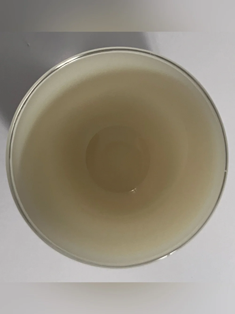 GLASSYBABY Pre-Triskelion HANDBLOWN Votive Candle Holder / IVORY CREAM / Seattle